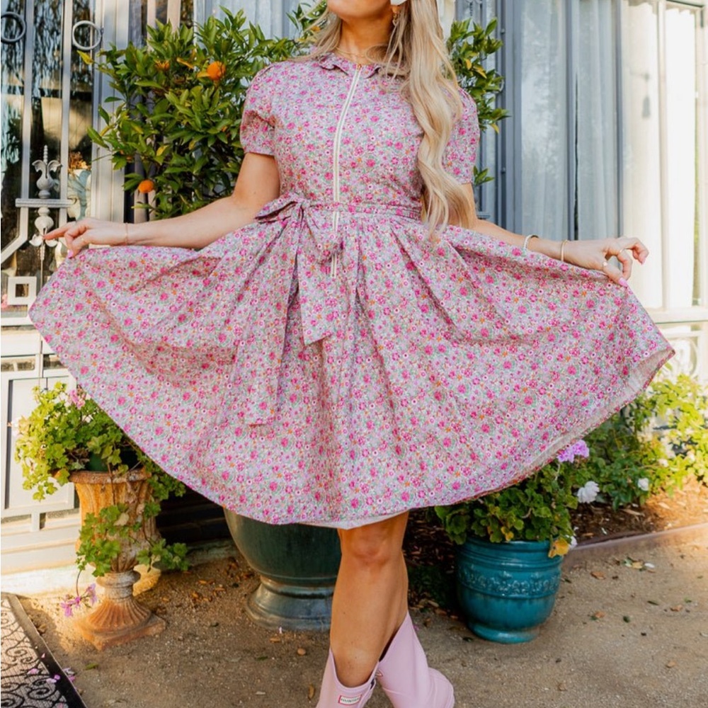 Liberty Floral Dress with Bow